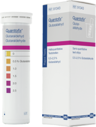 Semi-quantitative test strips QUANTOFIX Glutaraldehyde